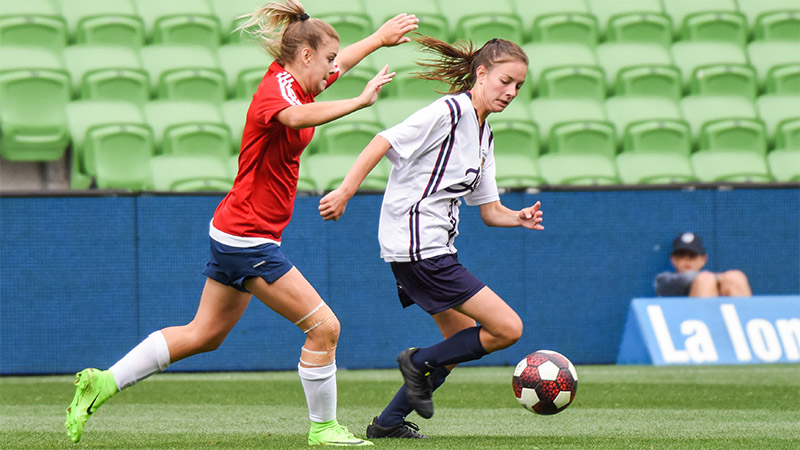 Maribyrnong College has won the inaugural Melbourne Victory WorkSafe Victoria School Sport Victoria Premier League title for senior secondary female school students.