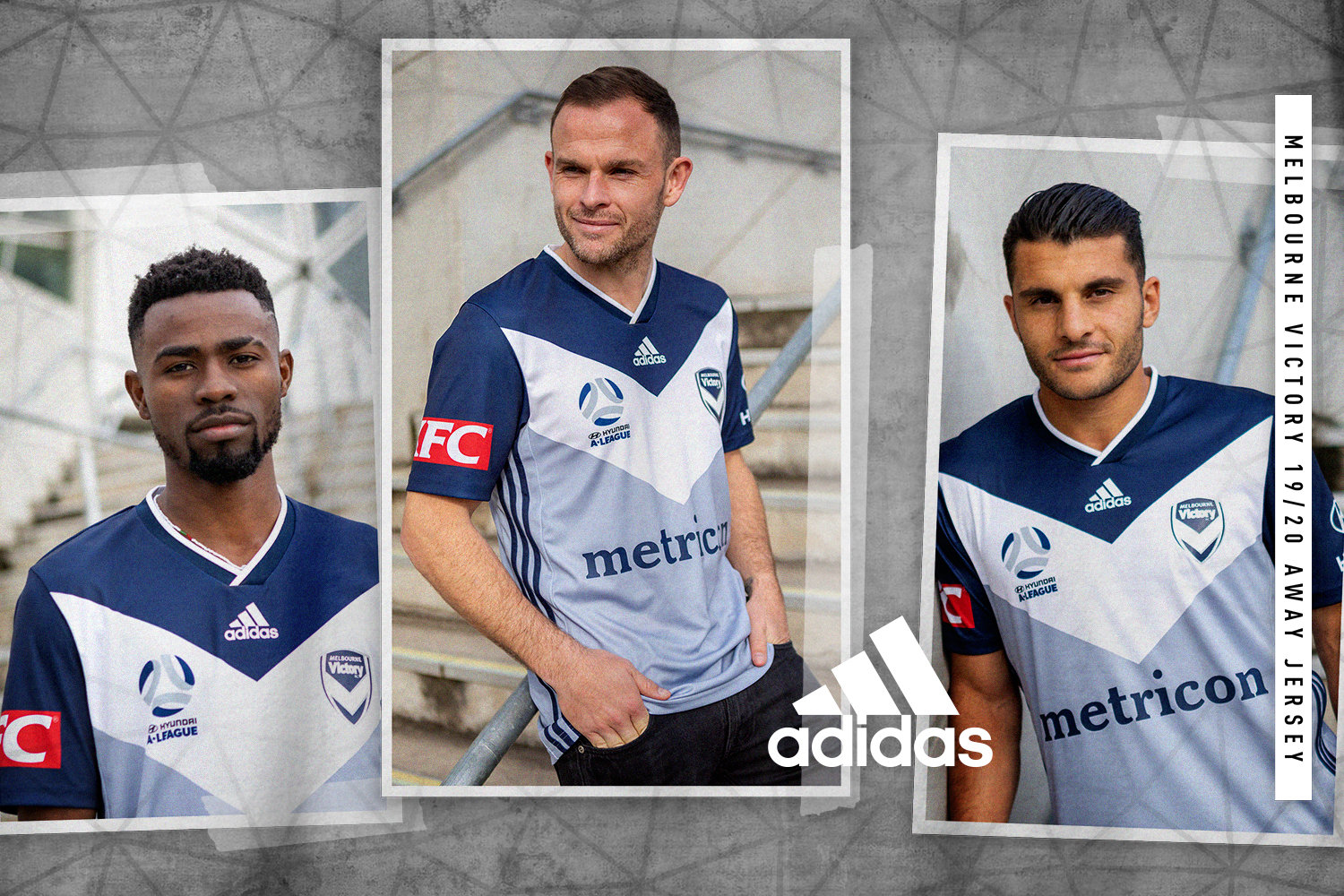 Vitoria Away Kit サッカーシャツ Victory releases new adidas away kit for 2019/20 | Melbourne Victory