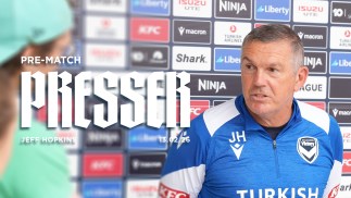 Victory’s Hopkins embracing Melbourne Derby selection headache