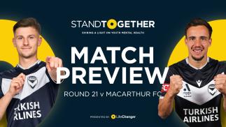 Look ahead to Victory’s Sunday night football fixture with the Bulls