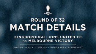 Fixture details confirmed for Victory’s Australia Cup 2026 Round of 32 clash