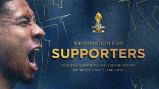 Information for Victory fans attending AUS Cup Final